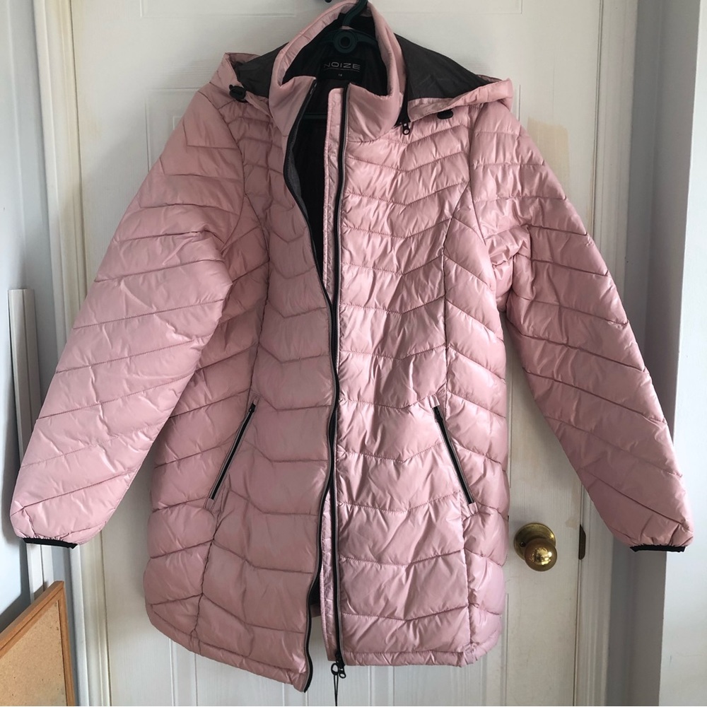 Noise winter coat/new with tag never use/dusty pink/size 1x